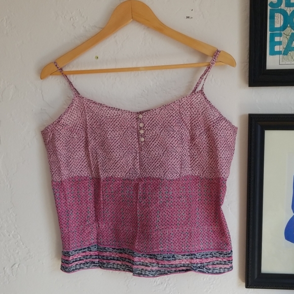 American Eagle Outfitters Tops - American Eagle Boho Strap Blouse Sz L